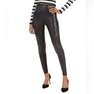 NWOT Quilted Faux Leather Leggings
